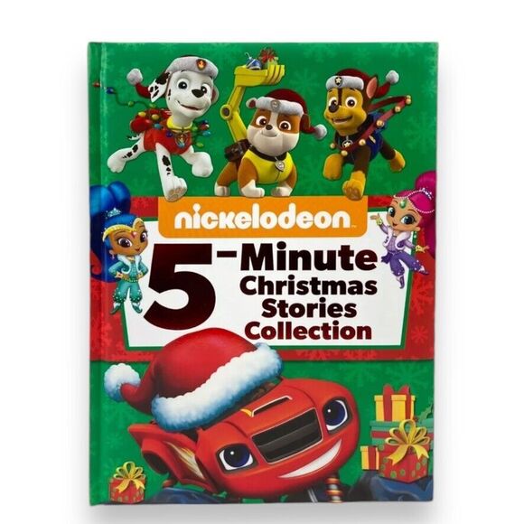 Nickelodeon Kids Christmas Bedtime Stories Book w Spongebob, PAW Patrol, Dora... - Picture 2 of 12